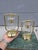 Art Deco Table Lamps in Brass and Murano Glass, 1930, Set of 2 For Sale - Image 3 of 9