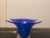 1990s Signed Marcello Furlan Murano Glass Sculptural Centerpiece Bowl, Cobalt Blue, 1995 For Sale - Image 5 of 8