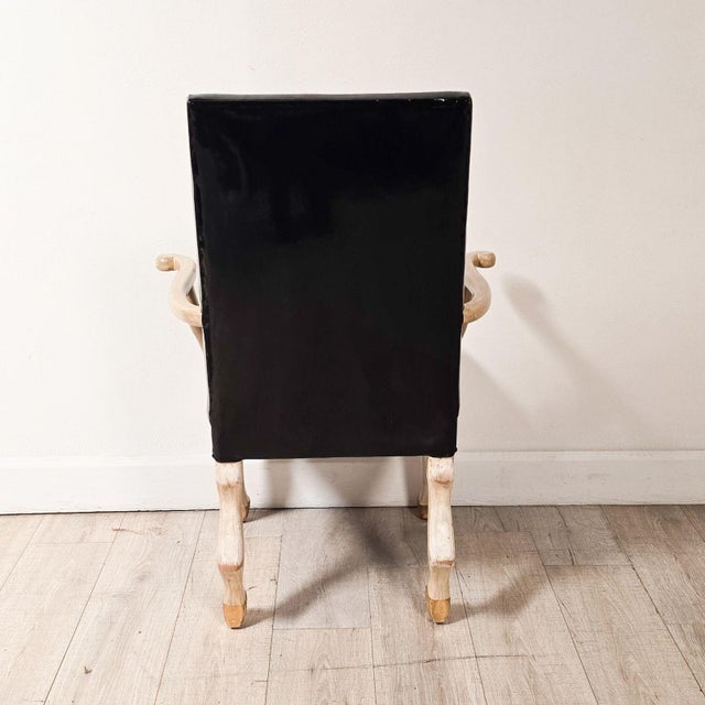 Pair of Bespoke John Dickinson Etruscan Armchairs, Circa 1980. Five Pairs Available For Sale - Image 4 of 8