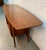 Brown Sculpted Mid-Century Rolling Drop-Leaf Walnut Bar Cart For Sale - Image 8 of 17