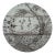 Late 19th-Century English Staffordshire Brown Transferware Salad Plate For Sale