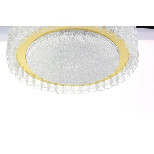 1960s Murano Glass Tubes Flush Mount from Doria, Germany, 1960s For Sale - Image 5 of 9