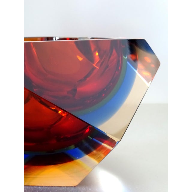Vintage Murano Glass Bowl, 1960s For Sale - Image 12 of 14
