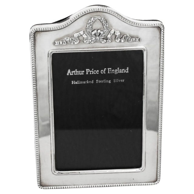 Vintage Sterling Silver Photo Frame by Arthur Price & Co., 1996 For Sale - Image 12 of 12