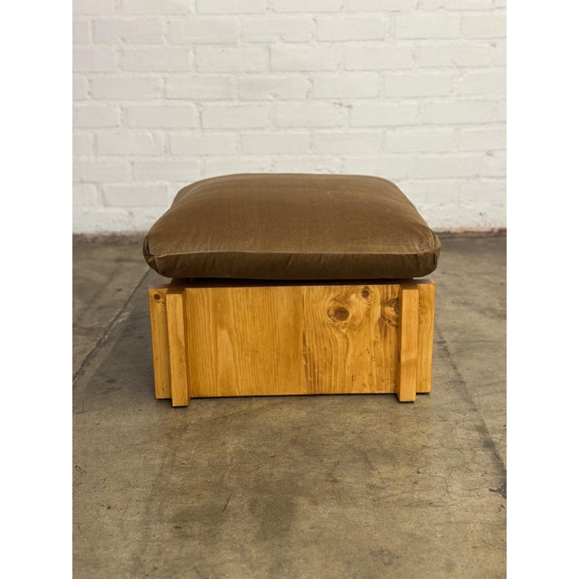 Not Yet Made - Made To Order Modern Madura Series Ottoman For Sale - Image 5 of 12