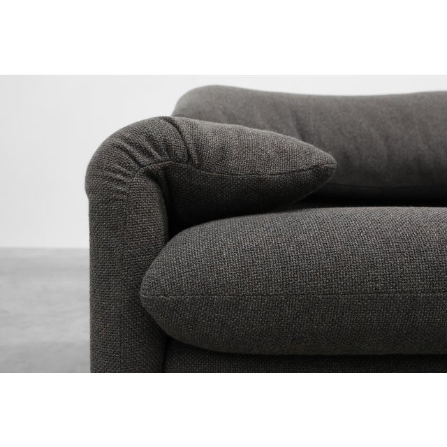 Mid-Century Modern Two-Seat Sofa by Vico Magistretti for Cassina, Italy, 1990s For Sale - Image 3 of 13