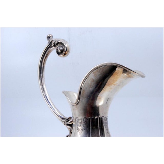 Lavender and Silver Gum with Engravings and Low Reliefs, Gum with Open Handle For Sale - Image 10 of 11
