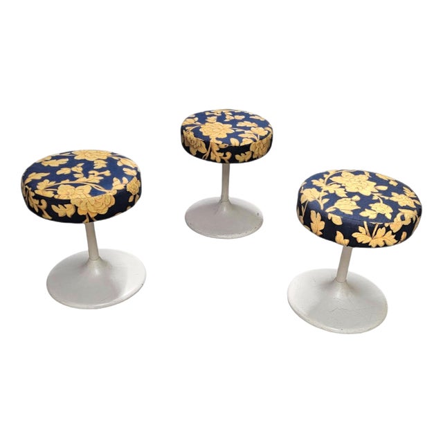 Stools from Lusch, 1970s, Set of 3 For Sale