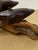 Wood Wooden Dolphins Sculptures Mounted on a Piece of Driftwood For Sale - Image 7 of 12