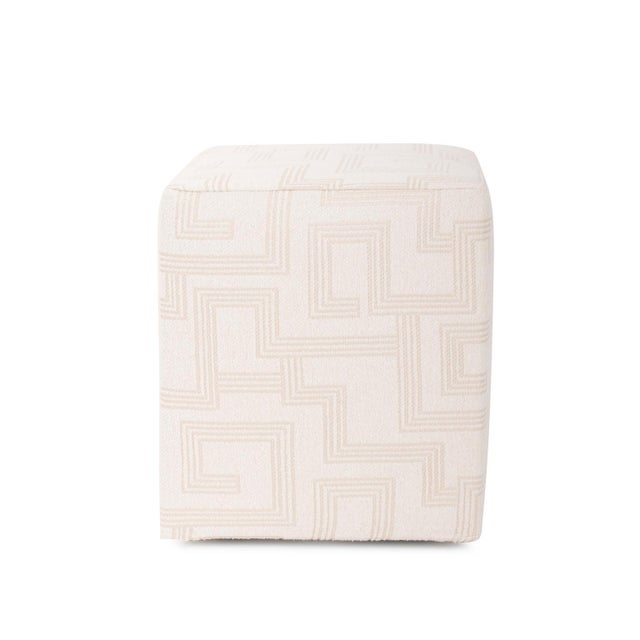 Contemporary Indoor/Outdoor Universal Cube Syros Natural For Sale - Image 3 of 9