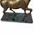 Vintage Mid Century Brass Prancing Horse on Marble Base For Sale - Image 4 of 6