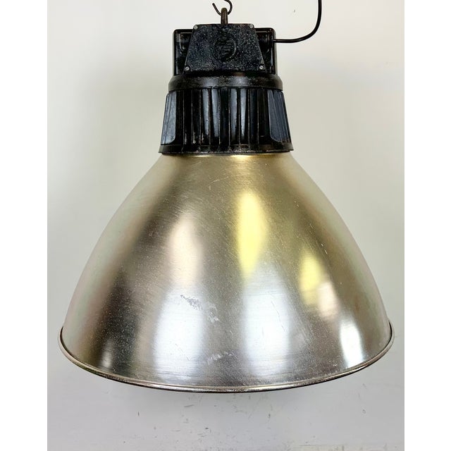 Large Industrial Aluminium Pendant Light from Elektrosvit, 1960s For Sale - Image 6 of 18
