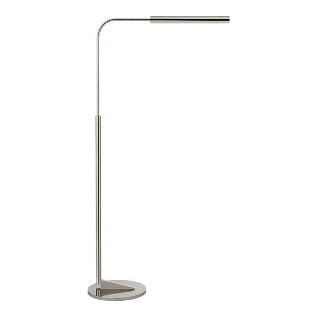 Ian K. Fowler for Visual Comfort Signature Austin Adjustable Floor Lamp in Polished Nickel For Sale