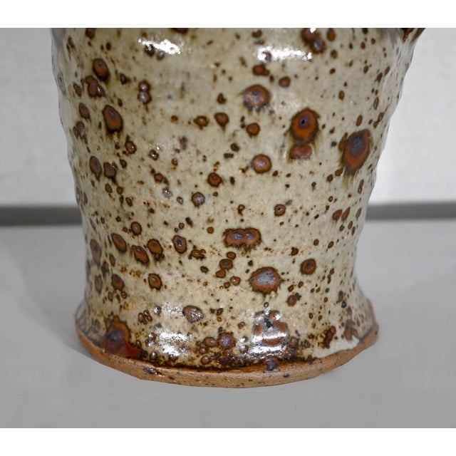 20th Century Glazed Stoneware Pitcher by G. Tiffoche For Sale - Image 14 of 18