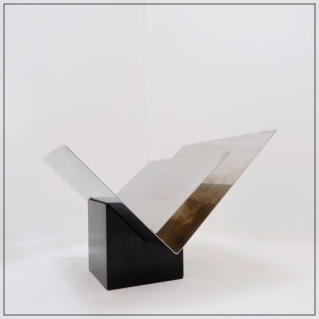 Italian Sculptural Magazine Holder by G. Giuliana and Mazza Sergio for Krupp, 1970 For Sale - Image 16 of 16