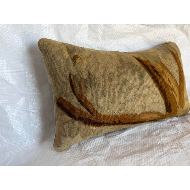 Rare 16th Century Brussels Verdure Tapestry Pillow For Sale - Image 4 of 7