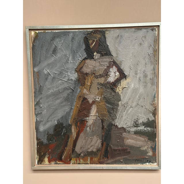 Juho Suni, Nude Woman, 1950s, Oil on Canvas, Framed For Sale - Image 11 of 18