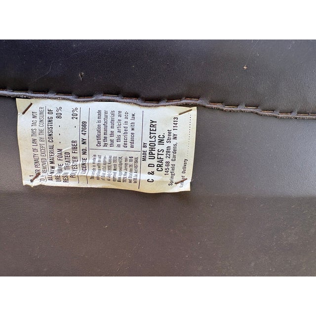 Stanley J. Friedman Brueton Chrome & Leather Chairs For Sale - Image 4 of 4