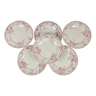 Terre De Fer Dinner Plates from KG Lunéville, Set of 6 For Sale
