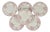 Terre De Fer Dinner Plates from KG Lunéville, Set of 6 For Sale