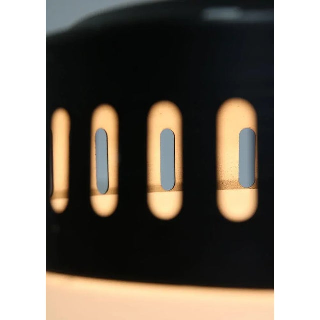 Large Danish Opaline Saucer Lamp For Sale - Image 6 of 14