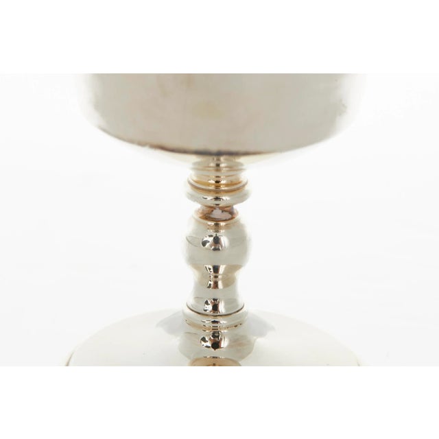 Vintage Mappin & Webb English Silver Plated Art Deco Barware Service- Set of 6 For Sale - Image 9 of 13