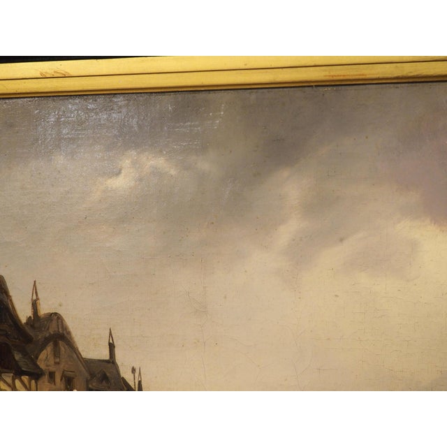 19th Century French Coastal Landscape Painting, Signed Kuwasseg For Sale - Image 11 of 18