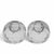 These contemporary faceted crystal ball candlesticks are crafted in a striking spherical form with precision-cut geometric...