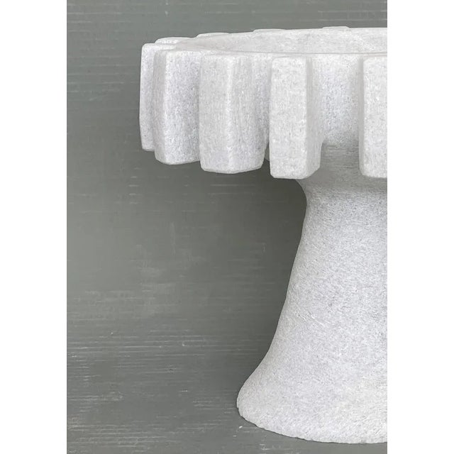 Hand Carved Marble Sculpture by Tom Von Kaenel For Sale - Image 4 of 6