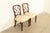 Kindel Furniture Kindel Furniture Style Federal Carved Mahogany Side Chairs or Dining Chairs, Pair For Sale - Image 4 of 14