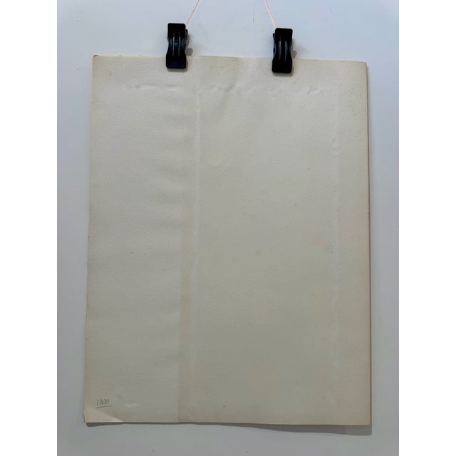 Henry Emil Salloch Original Watercolor on Paper via Del Pretorio, Barga, Italy. 1970. For Sale In Atlanta - Image 6 of 7