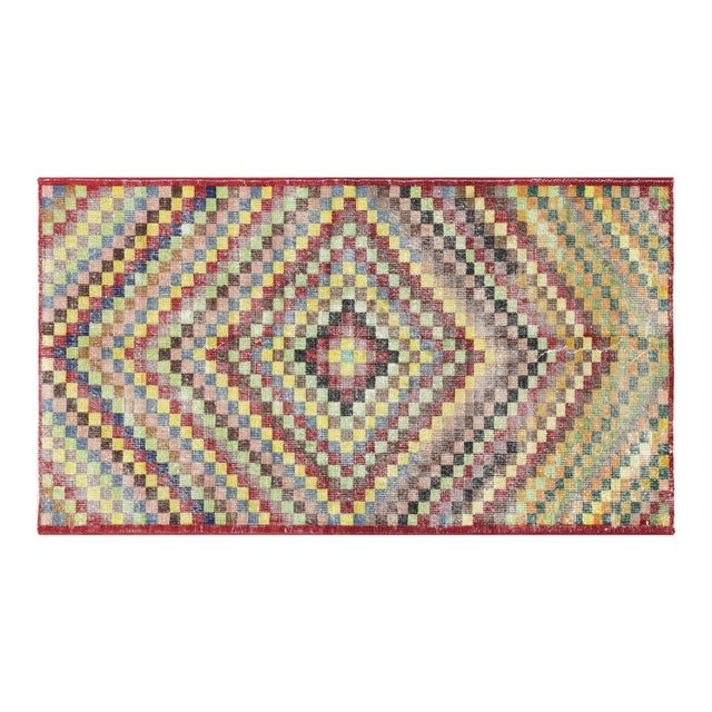 1960s Turkish Mid-Century-Modern Rug For Sale