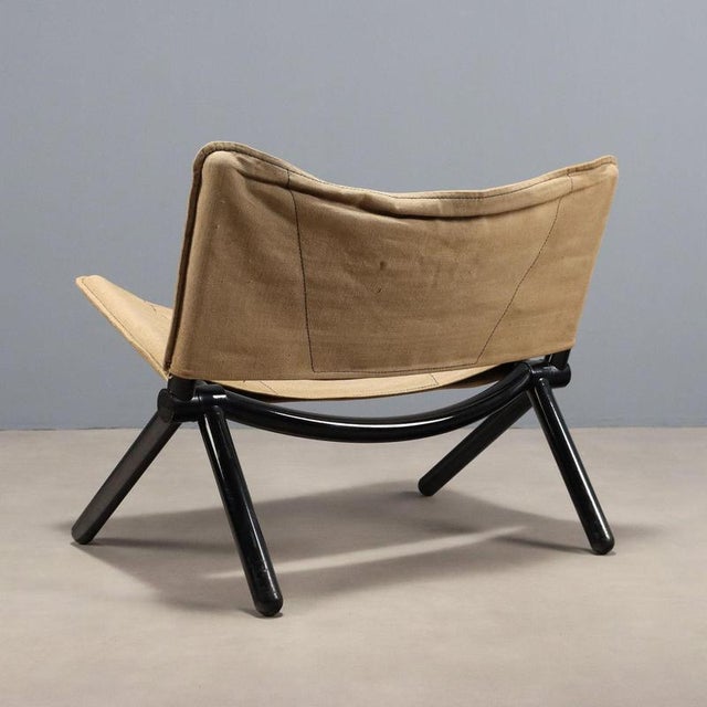 Cream Brunati Chair by Ammannati and Vitelli, 1970s For Sale - Image 8 of 10