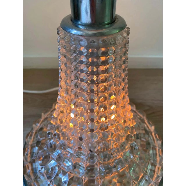 Glass Art Deco Table Lamp or Floor Lamp Foot, Ca. 1930s For Sale - Image 7 of 12