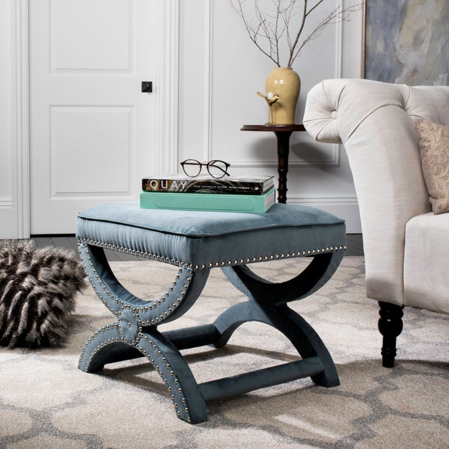 A contemporary descendant of the Savonarola chair originally named for a 15th-Dominican cleric, our bench bears the...