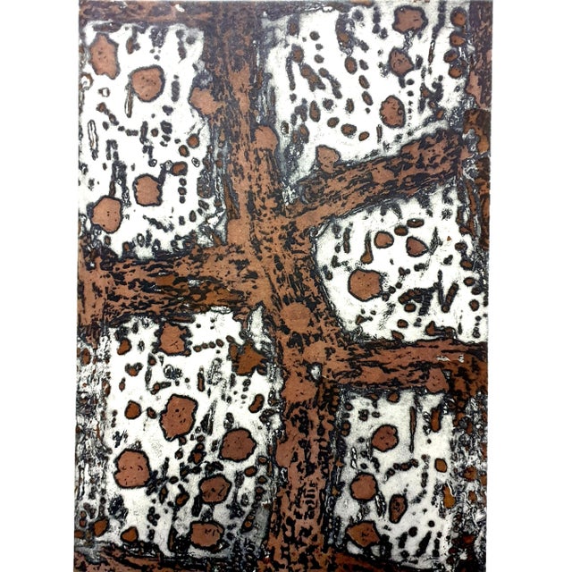 Zoran Music - Composition - Pochoir 1959 Dimensions: 32 x 24 cm XXe siècle