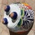 Colorful Mexican Pottery Planter With Feet For Sale - Image 10 of 10