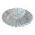 Circa 1970 Pilgrim Glass Handblown Textured “Ice” Petals Crudité Platter Set – A Pair For Sale