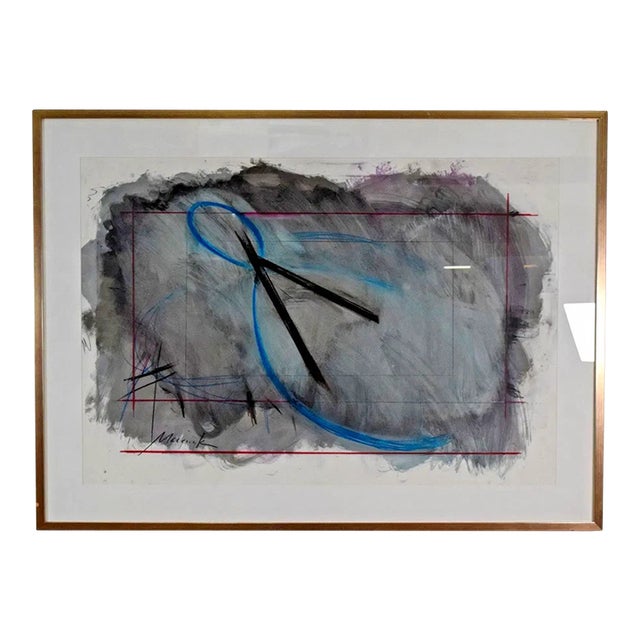Christopher Macsisak Mixed Media on Paper North Suite #11 Large For Sale