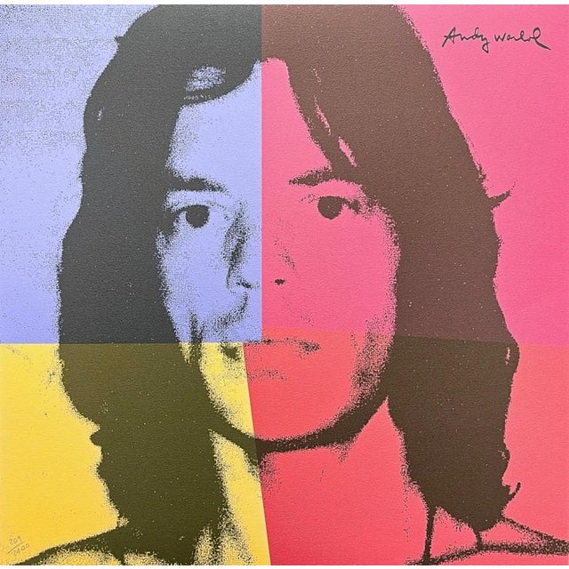 After Andy Warhol, Mick Jagger Colored, 1980s, Print For Sale - Image 6 of 6