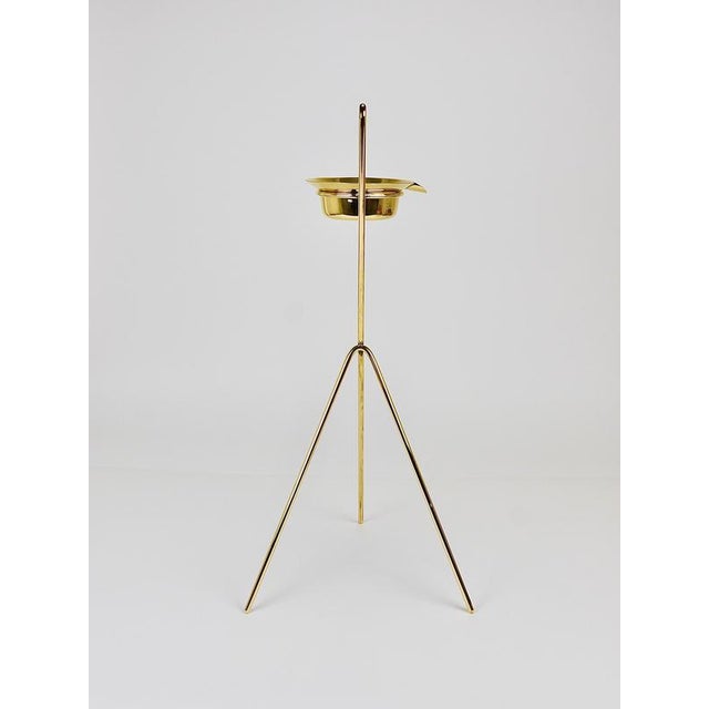 Brass Standing Floor Ashtray by Carl Auböck, Austria, 1950s For Sale - Image 12 of 18
