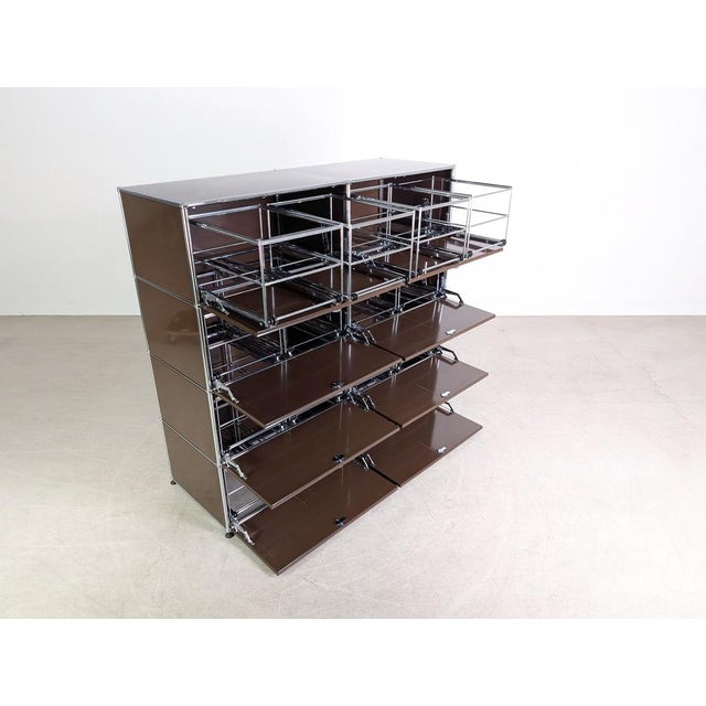 Vintage Filing Cabinet with Drawers from USM Haller For Sale - Image 9 of 15