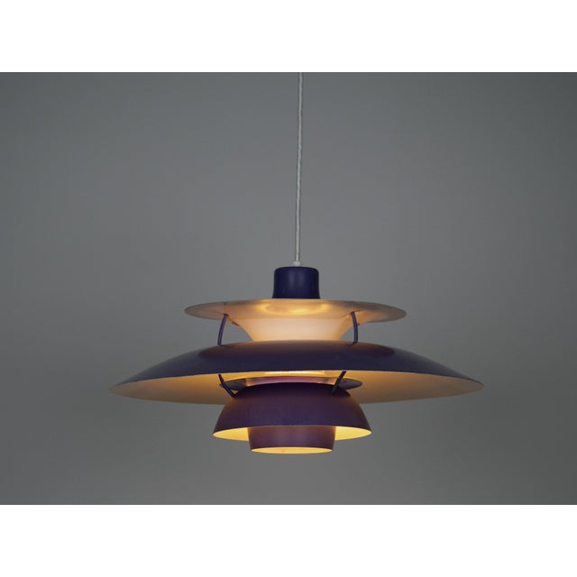 Louis Poulsen Vintage Danish PH 5 Lamp by Poul Henningsen for Louis Poulsen, 1980s For Sale - Image 4 of 14
