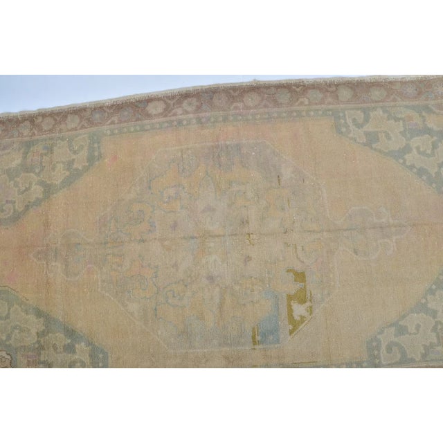 Tan Home Living Antique Vintage Rug For Sale - Image 8 of 10