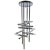 Chrome Chandelier Sculpture by Gaetano Sciolari, Italy, 1970 For Sale - Image 10 of 10