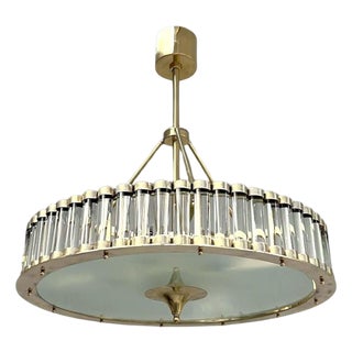 21st Century Murano Drum Chandelier by Fabio LTD For Sale