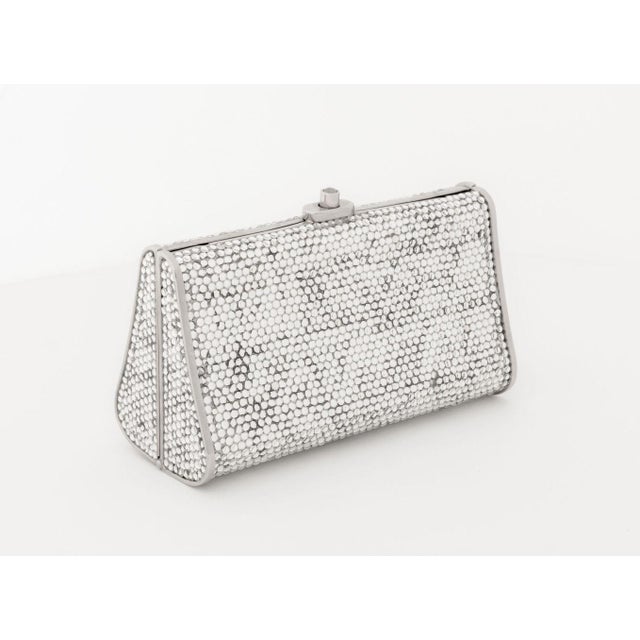 Judith Leiber Swarovski Crystal Minaudiere For Sale In New York - Image 6 of 9