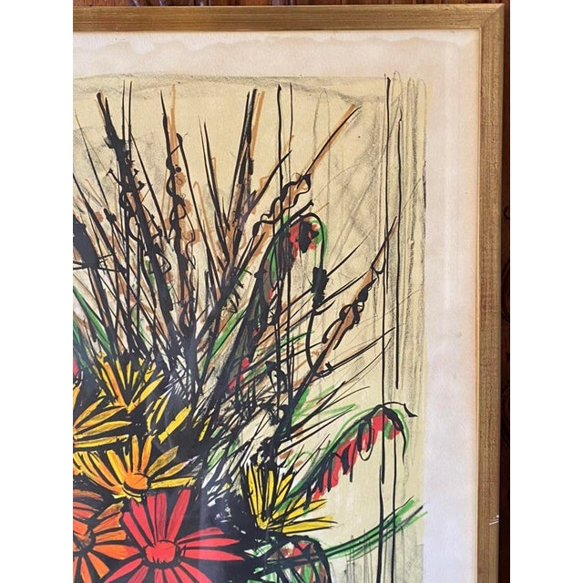 Bernard Buffet, Still Life with Flowers, 1950s, Lithograph, Paper For Sale - Image 9 of 14