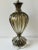 1950s Vintage Murano Glass Table Lamp With Bubbles in Bronze 1950s For Sale - Image 5 of 9