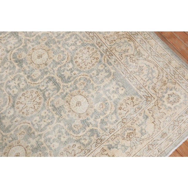 Green Worn Vintage Turkish Rug, 5'6'' X 9'8'' For Sale In New York - Image 6 of 6